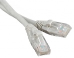 Патч-корд UTP, Cat.5е, LSZH, 15 м, серый, Hyperline PC-LPM-UTP-RJ45-RJ45-C5e-15M-LSZH-GY